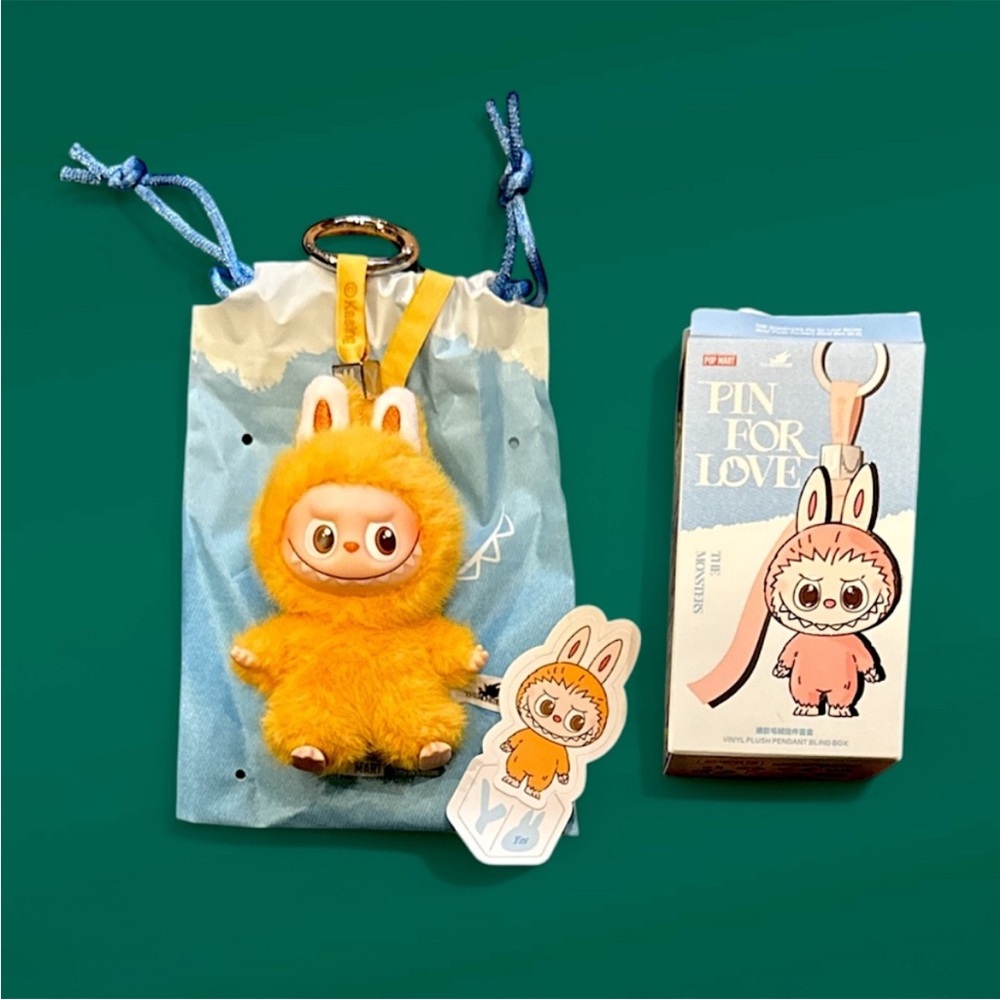 Authentic: Pin for Love letter Y Labubu